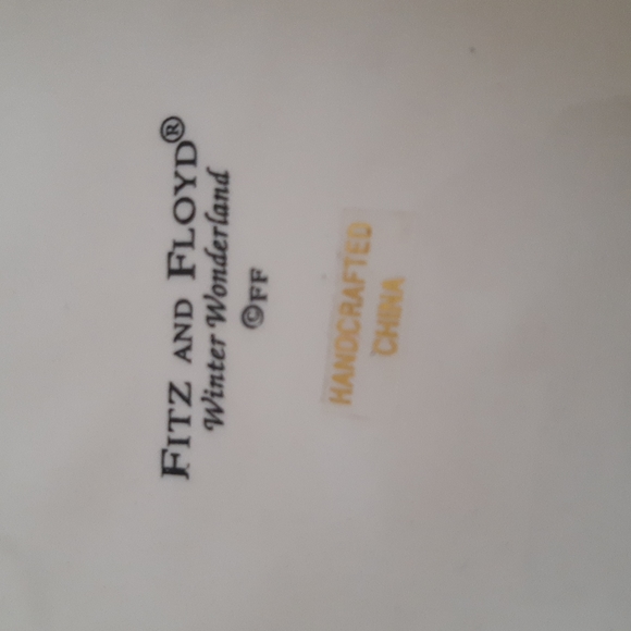 Fitz and Floyd Christmas Winter Wonderland Server - Picture 5 of 5